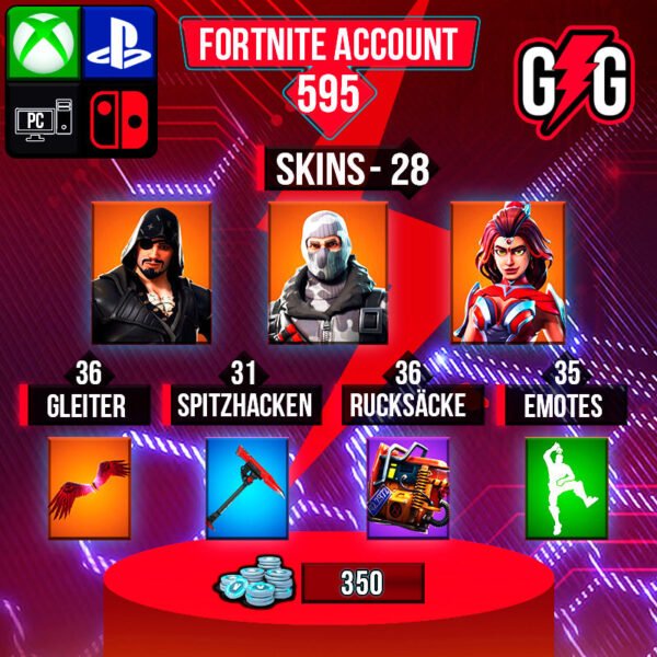 Fortnite OG Account - 28 Skins | Havoc | Blackheart | Valor