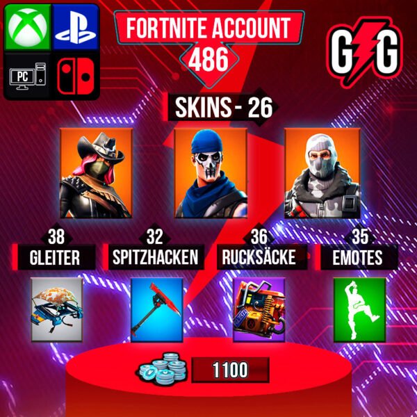 Fortnite OG Account - 26 Skins | OG STW | Havoc | Calamity | Sentinel