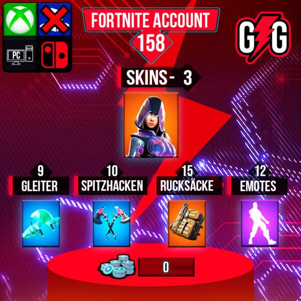 Fortnite OG Account - 3 Skins | Glow