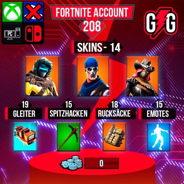 Fortnite OG Account - 14 Skins | OG STW | Calamity | Zenith