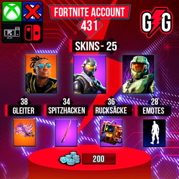 Fortnite OG Account - 25 Skins | Rogue Agent | Master Chief | Malik