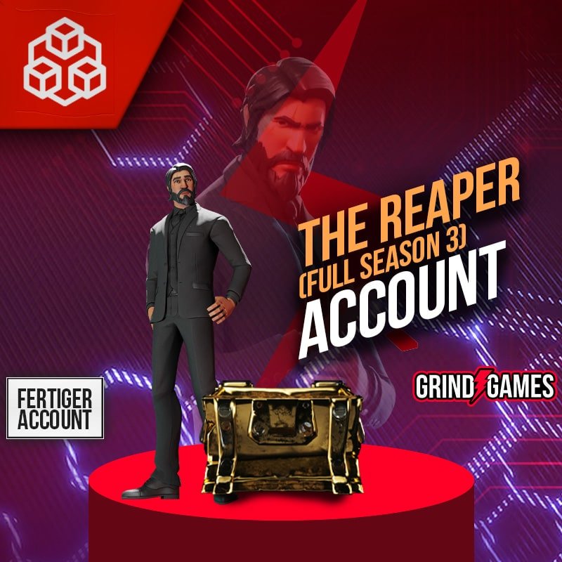 Fortnite Account - Season 3 Full + REAPER Skin - Fortnite