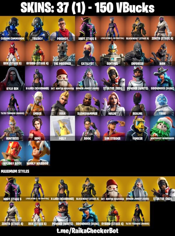 Fortnite OG Account - 37 Skins | Trilogy | Prodigy | Drift – Bild 2