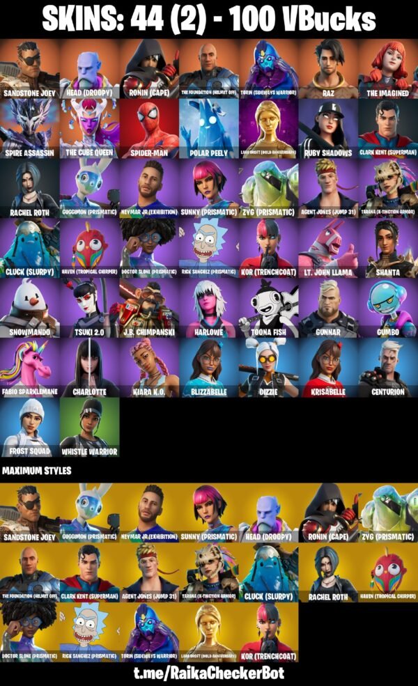 Fortnite OG Account - 44 Skins | Joey | Ronin | Lara Croft – Bild 2