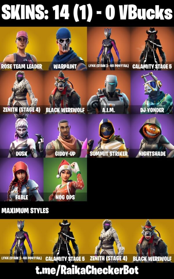 Fortnite OG Account - 14 Skins | OG STW | Calamity | Zenith – Bild 2