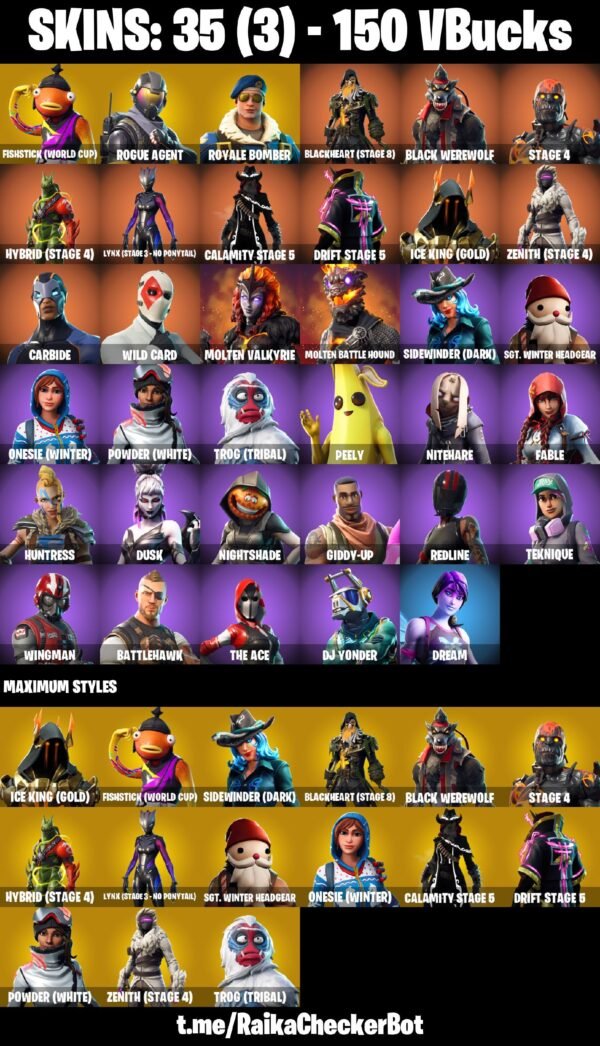 Fortnite OG Account - 35 Skins | Rogue Agent | Royale Bomber | Blackheart – Bild 2