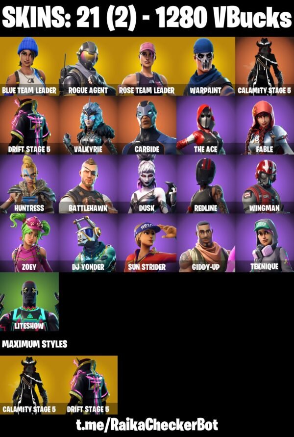 Fortnite OG Account - 21 Skins | OG STW | Rogue Agent | Blue Team Leader – Bild 2