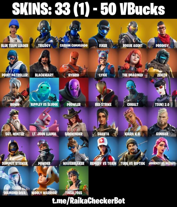 Fortnite OG Account - 33 Skins | Blue Team Leader | Trilogy | Rogue Agent – Bild 2