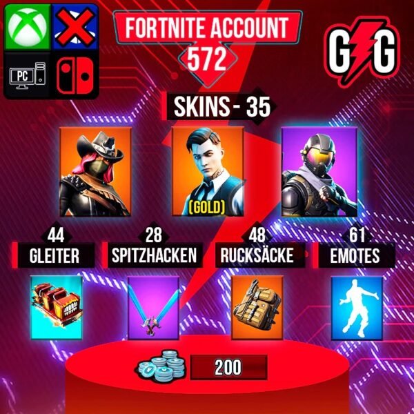 Fortnite OG Account - 35 Skins | Gold Midas | Rogue Agent | Calamity