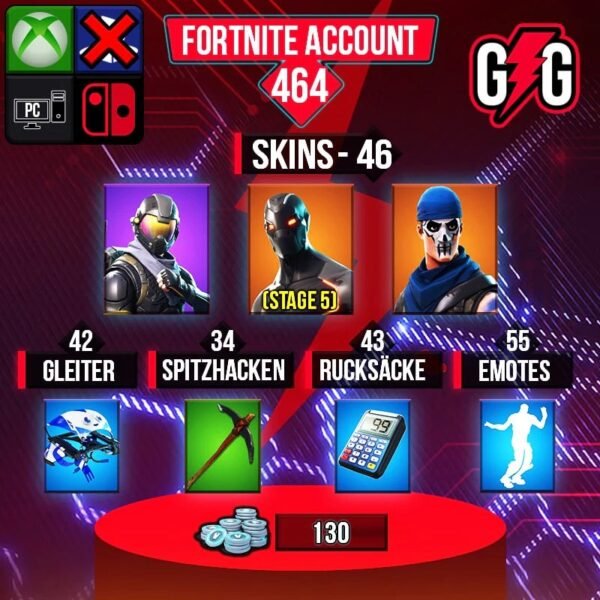 Fortnite OG Account - 46 Skins | OG STW | Omega (Stage 5) | Rogue Agent