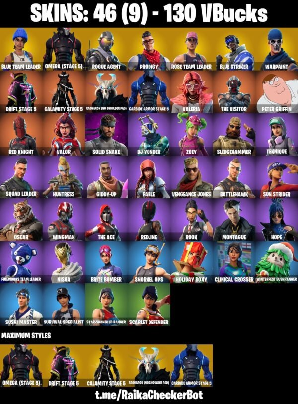 Fortnite OG Account - 46 Skins | OG STW | Omega (Stage 5) | Rogue Agent – Bild 2