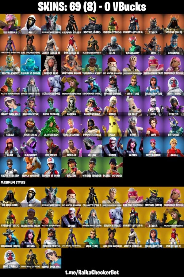 Fortnite OG Account - 69 Skins | Blackheart | Luxe | Hybrid – Bild 6