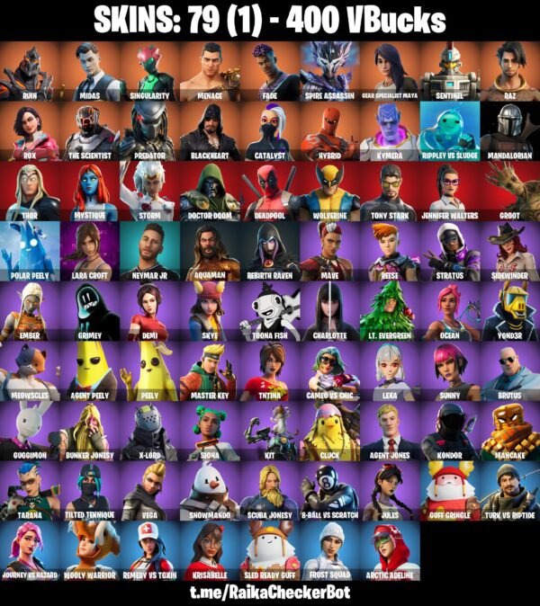 Fortnite OG Account - 79 Skins | Midas | Fade | Catalyst – Bild 2