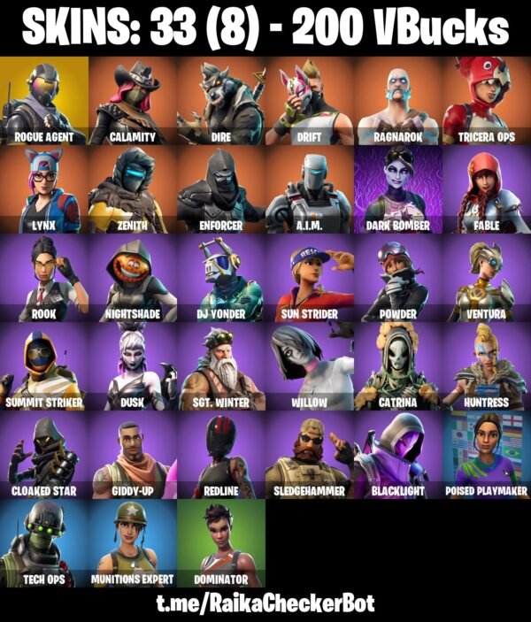 Fortnite OG Account - 33 Skins | Rogue Agent | Calamity | Drift – Bild 6