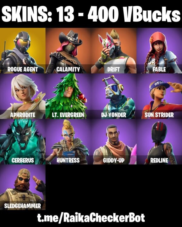 Fortnite OG Account - 13 Skins | Rogue Agent | Calamity | Drift – Bild 2